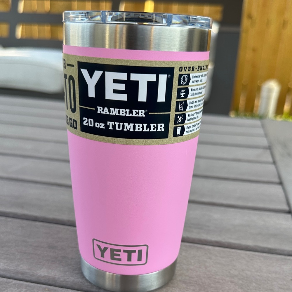 YETI Rambler 20 oz Tumbler in Pink